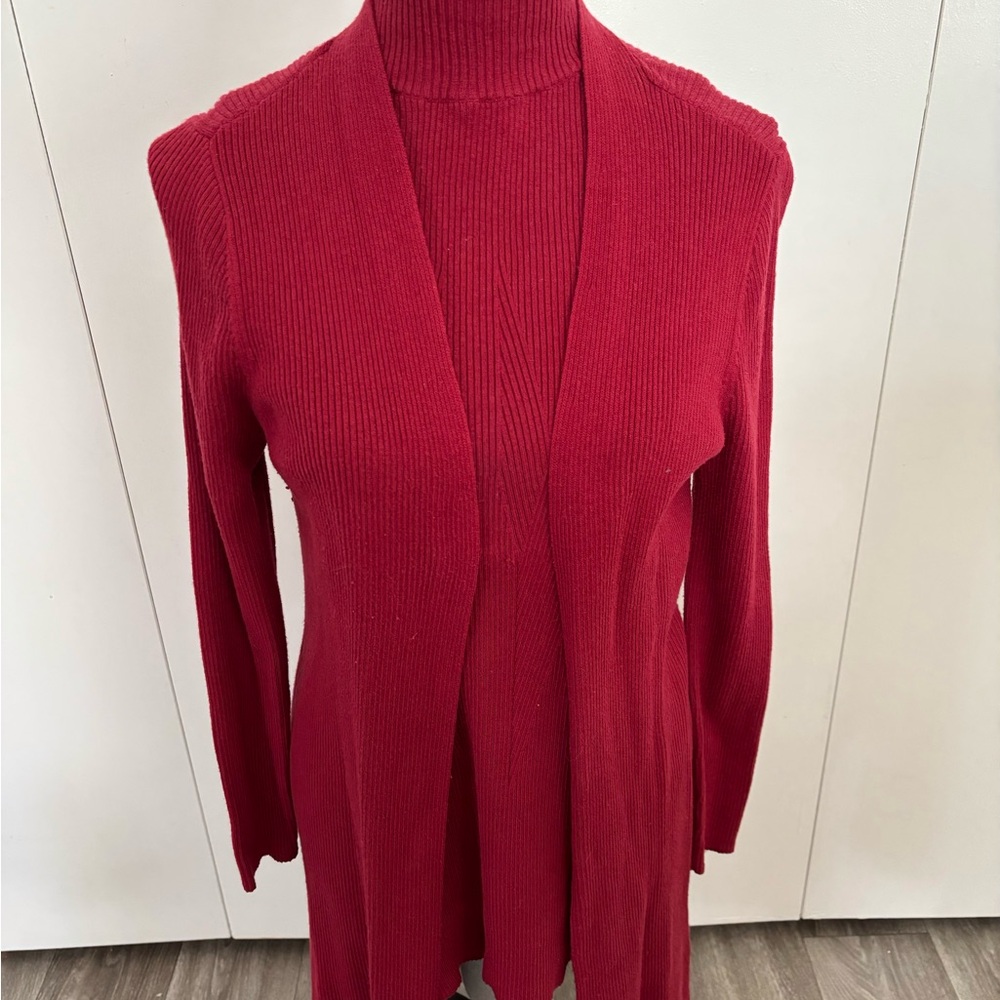 🕥 CHICOS STUNNING 2 PIECE SET TURTLE NECK AND SWEATER SIZE 1